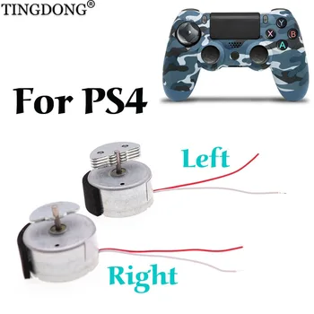 TINGDONG Vibrador Rumble Motores de Martelo Esquerda para a Direita do Motor para PlayStation 4 PRO PS4 Slim, Controlador de Peças de Reparo para o Dualshock 4