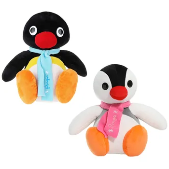 Novo Kawaii Bonito dos desenhos animados Pingu Pinga Pinguim de Pelúcia Meninas Crianças Rapazes bichos de Pelúcia Brinquedos Para as Crianças Presentes 28CM