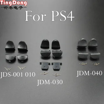 TingDong Para Playstation 4 JDS 040 JDM 040 JDM-030 Controlador de Gatilho Mola L1 R1 L2 R2 Partes Botões Para PS4 Aciona Botões