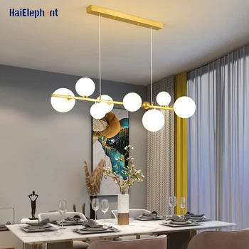 Criativo Esférica LED Luzes Pingente Nova e Moderna G9 Suspensão de Iluminação Para Viver Sala de Jantar, Quarto, Apartamento Interior Deco Lâmpadas