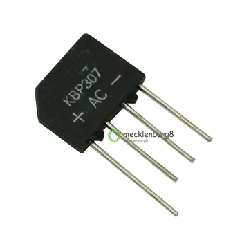 5 pcs 3A 700 V KBP307 diodo retificador em ponte KBP 307 de Energia do diodo de Componentes eletrônicos