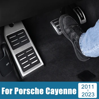 Acessórios Do Carro Para O Porsche Cayenne 958 2011-2017 Cayenne 2018-2021 2022 Acelerador De Combustível Freio Pedal De Descanso Para Os Pés Os Pedais De Cobertura De Almofada
