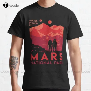 Caminhada O Vermelho De Marte Parque Nacional Clássica T-Shirt Personalizada Aldult Adolescente Unissex Digital De Impressão De T-Shirt Da Moda Engraçado Novo