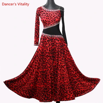 Moderno Competição de Dança de Roupas Adulto Fêmea, Grande Balanço Elegante Vestido de Alta-end Personalizado Valsa-Dança de Salão Trajes de Dança Desgaste