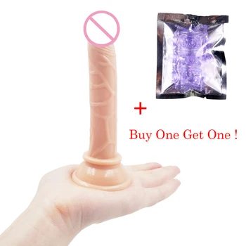 camaTech Realista Carne de Silicone Vagina Vibrador w/ Strong ventosa G-Spot Masturbador Plug Anal Flexível Buceta Pênis Para as Mulheres