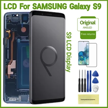 Original S9 Display LCD Para Samsung Galaxy S9 Tela G960 G960F G9600 G960F/DS Com Quadro 5.8