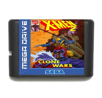 X-Men 2 De 16 Bits, Mega Drive Cartão De Jogo Para Sega Genesis Consola De Jogos De Vídeo