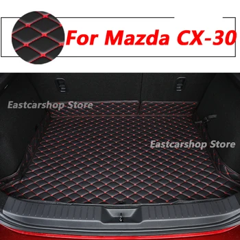 Para Mazda CX CX30-30 2020 2021 2022 porta-malas da Esteira do Forro de Arranque Bandeja Traseira do Tronco de Carga Tapete Capa Protetora de Decoração, Acessórios