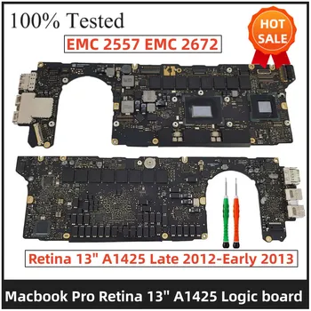 A1425 Placa Lógica para Macbook Pro Retina A1425 Late2012 Early2013 EMC 2557 EMC 2672 820-3462-UMA placa Lógica placa-Mãe