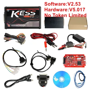 Kess V2 V5.017 UE Versão SW V2.8 com o Vermelho do PWB Versão On-line de Suporte 140 Protocolo Nº Token Limitado