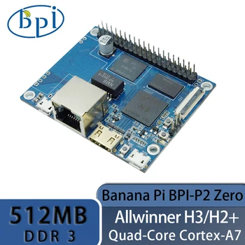 Banana Pi BPI-P2 Zero Allwinner H3 Quad-core Cortex-A7 512M DDR3 8G curso de mestrado erasmus mundus Suporte a PoE Executar o sistema operativo Android, Linux Computador de Placa Única