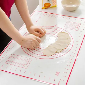 Silicone De Cozimento Tapete Reutilizáveis Da Non-Vara De Pizza De Pão De Massa De Rolamento Maker Pad Cozinha Gadgets E Acessórios De Pastelaria Ferramentas
