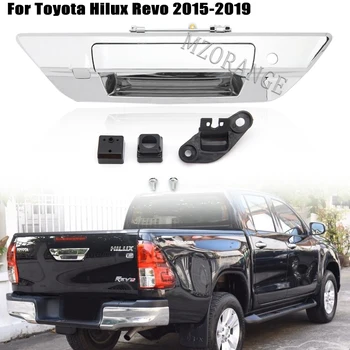 Tira Alça Traseira Elevador Portão Aberto Catcher Para Toyota Hilux Revo 2015-2019 Com Orifício Da Chave E De Câmara Acessórios Do Carro