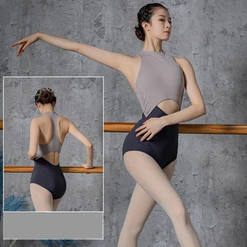 Ginástica feminina Maiô Adultos Ballet Collant Fada Bailarina Roupa Clássica Roupa do Yoga Collants Desempenho do Traje