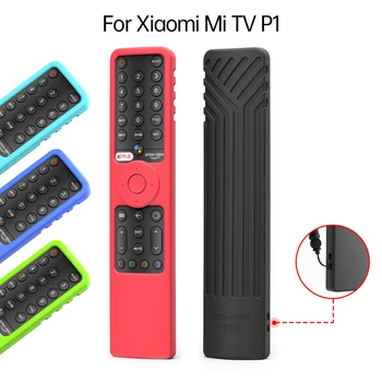SIKAI de Silicone de Controle Remoto de Caso Para o Xiaomi Mi TV P1 50 43 P1E Q1 75 Q1E 55 XMRM-19 de Voz Bluetooth Tampa de Shell Remoto