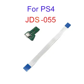 Para SONY PS4 Controlador de Porta de Carregamento USB Soquete da Placa JDS-055 Identificador de carregamento soquete da placa do interruptor da 12PIN cabo do Módulo para o PS4