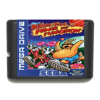 ToeJam & Earl 2 - Pânico na Funkotron Jogo Cartucho de Jogo mais Recentes de 16-bit Jogo de cartas Para Sega Mega Drive / Genesis Sistema