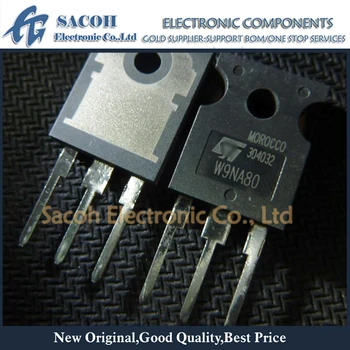 Novo original 10PCS/Lot STW9NA80 W9NA80 ou STW9NB80 W9NB80 ou STW9NC80Z W9NC80Z STW9NA60 W9NA60 TO-247 9A 800V N-ch Potência MOSFET
