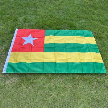 aerlxemrbrae bandeira mundo voando natioal bandeira cem por cento poliéster impresso Togo bandeiras e banners 3*5 metros de decoração