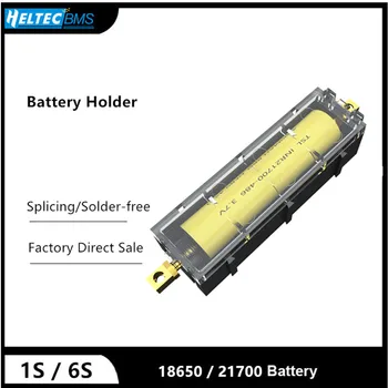 Splicable 21700/18650 compartimento de pilhas/Bateria Caso/Solda Livre de bateria de lítio suporte da caixa eletrônico de alta corrente de cobre pilar