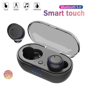 Y50 TWS Bluetooth 5.0 Fones de ouvido Fones de ouvido sem Fio hi-fi Fone de ouvido Estéreo, Redução de Ruído de Esportes Fones de ouvido Para o iPhone Xiaomi Samsung