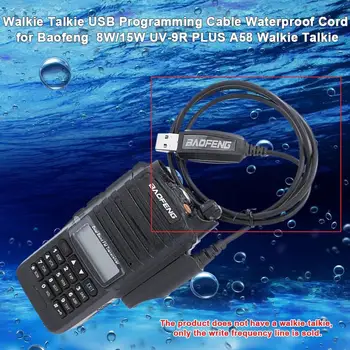 Para Baofeng UV-9R Impermeável USB Cabo de Programação Driver de CD Para BaoFeng UV-9R Pro UV9R Plus GT-3WP UV-5S Impermeável Walkie Talk