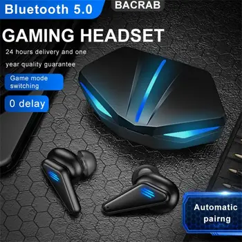 K33 Subwoofer Fone de ouvido para Jogos compatíveis com Bluetooth, 5.0 Touch-control In-ear Música Fones de ouvido Com Microfone HD