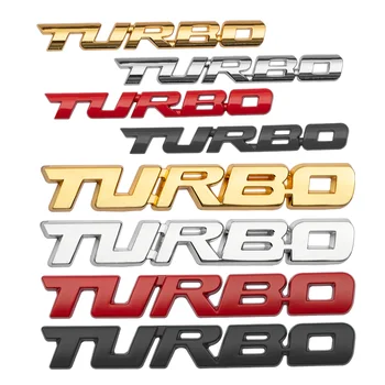 Metal Auto-adesivo Carro Decoração Lado do Tronco Decalque Remodelados Adesivo TURBO Carta Logotipo Embelm Acessórios do Carro para Mazda Bt21 E92