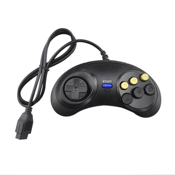 Controlador de jogo para SEGA Genesis 6 Botão de controle de jogo para SEGA Mega Drive