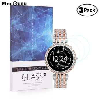 3 Pack para MICHAEL KORS Gen 5E Darci Smartwatch de Vidro Temperado Protetor de Tela 9H Protetor Resistente Anti-Impacto