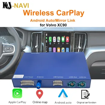 Para a volvo 2011-2014 2015-2019 XC60 S60 V40 V60 V90 Carplay sem Fio Apple Carplay volvo Android Auto interface de Decodificador