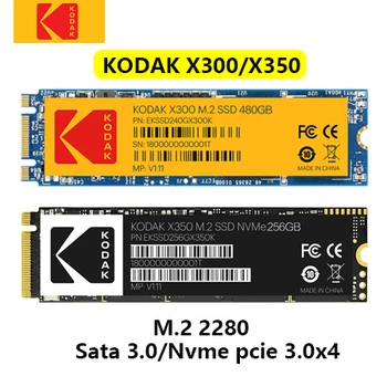 KODAK M. 2 SSD 240GB 480GB 960GB M2 2280 X300 Sata X350 Nvme de Alta Velocidade Rígido de 1 tb Interno da Unidade de Estado Sólido para o Portátil da área de Trabalho