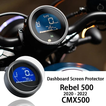 Moto Painel Protetor de Tela Para Honda Rebel 500 CM500 CMX500 2020-2022 Protetor de Tela de Proteção contra Arranhão Filme