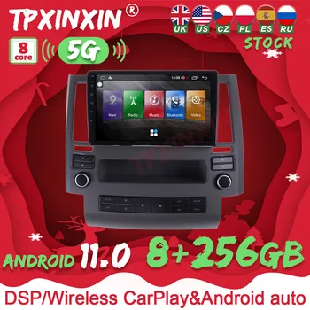 Para o Infiniti FX FX35 FX45 1 Din Android 11 6+128G auto-Rádio Carplay Automotivo Chefe da Unidade de DVD do Carro do Jogador Automático de Navegação GPS 4G