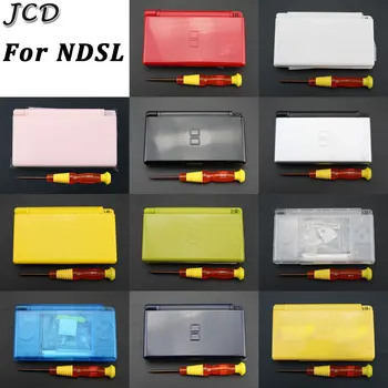 JCD Completo de Reparação de Peças de Substituição de Habitação Shell de Caso com o Kit de Botões Kit de Parafusos de Fenda para DS Lite NDSL