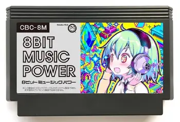 8-Bit do Poder da Música(Não é Um Jogo) Cartucho de NES/FC Console