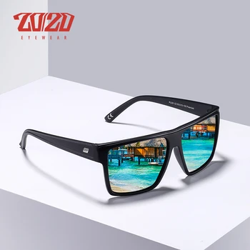 20/20 o Design da Marca Novos Óculos Polarizados Homens Óculos de Sol Masculino Clássico Retro Espelho Óculos Tons Oculos Gafas PL331