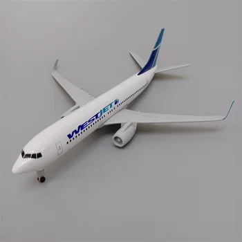 NOVO 20cm de Liga de Metal CANADÁ Ar WESTJET WEST JET Airlines Boeing 737 B737 Airways Fundido Avião aeromodelo Avião