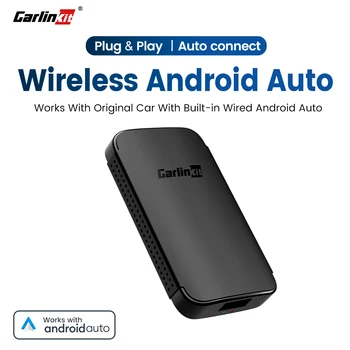 CarlinKit sem Fio Android Auto Adaptador de Carro Android Auto Dongle Para a Vw, Mercedes, Audi Citroe Lexus Jeep Hyundai, KIA, Mazda Peugeot