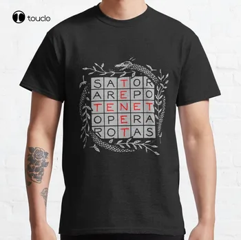 Sator Quadrado (Princípio) Clássica T-Shirt De Algodão T-Shirt