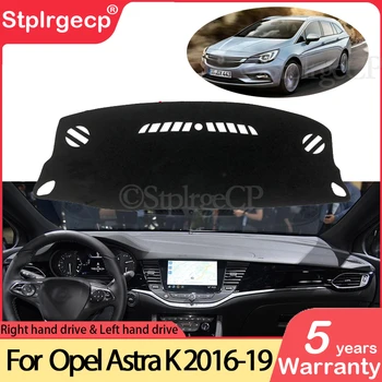 para Opel Astra K 2016 2017 2018 2019 Esteira antiderrapante Painel Pad-Sol Dashmat Proteger Tapete Acessórios do Carro Vauxhall, Holden