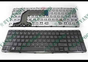 NOVO teclado do Portátil para HP Pavilion 17 E 17-a E 17-E000 17-E100 17-Exxx 17Z-E Preto, com MOLDURA Versão em inglês dos EUA - 725365-001