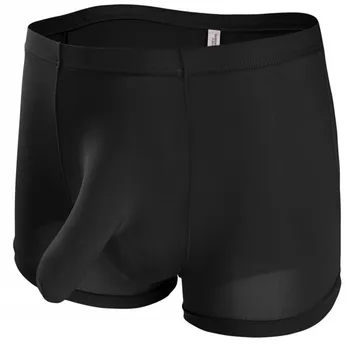 Diversão calcinha de Homens de cueca Sexy shorts de pugilistas de elefante nariz JJ cueca de seda gelo homens de calças