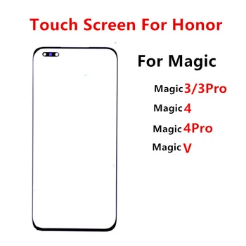 Magic4Pro Ecrã Exterior Para o Huawei Honor Magic V 4 3 Pro Painel de Toque LCD Visor Frontal Tampa de Vidro Reparar Substituir Peças